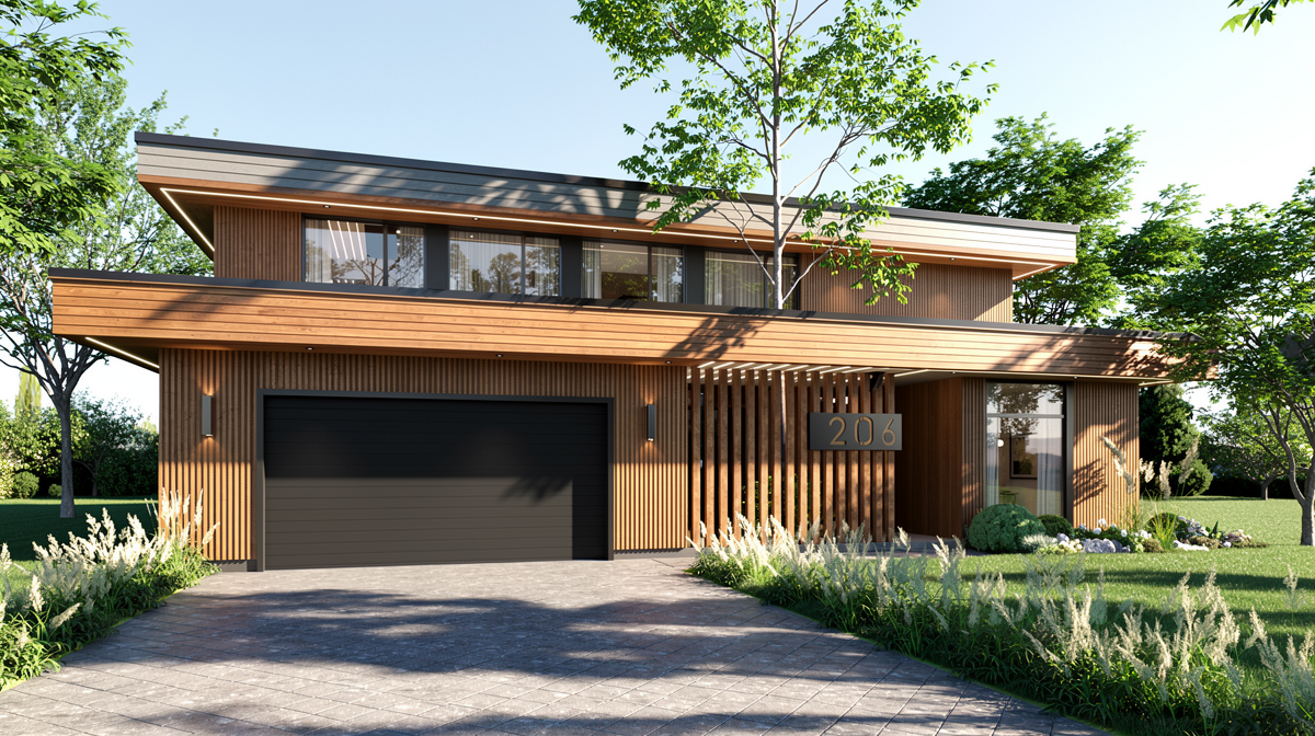 Smart Building Design Exterior Design #A8UU | ArchitectGPT