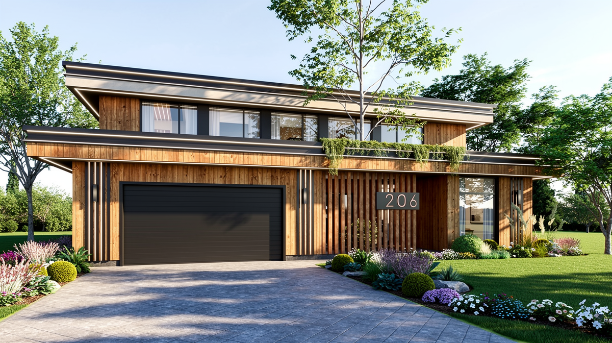 Smart Building Design Exterior Design #A8UU | ArchitectGPT