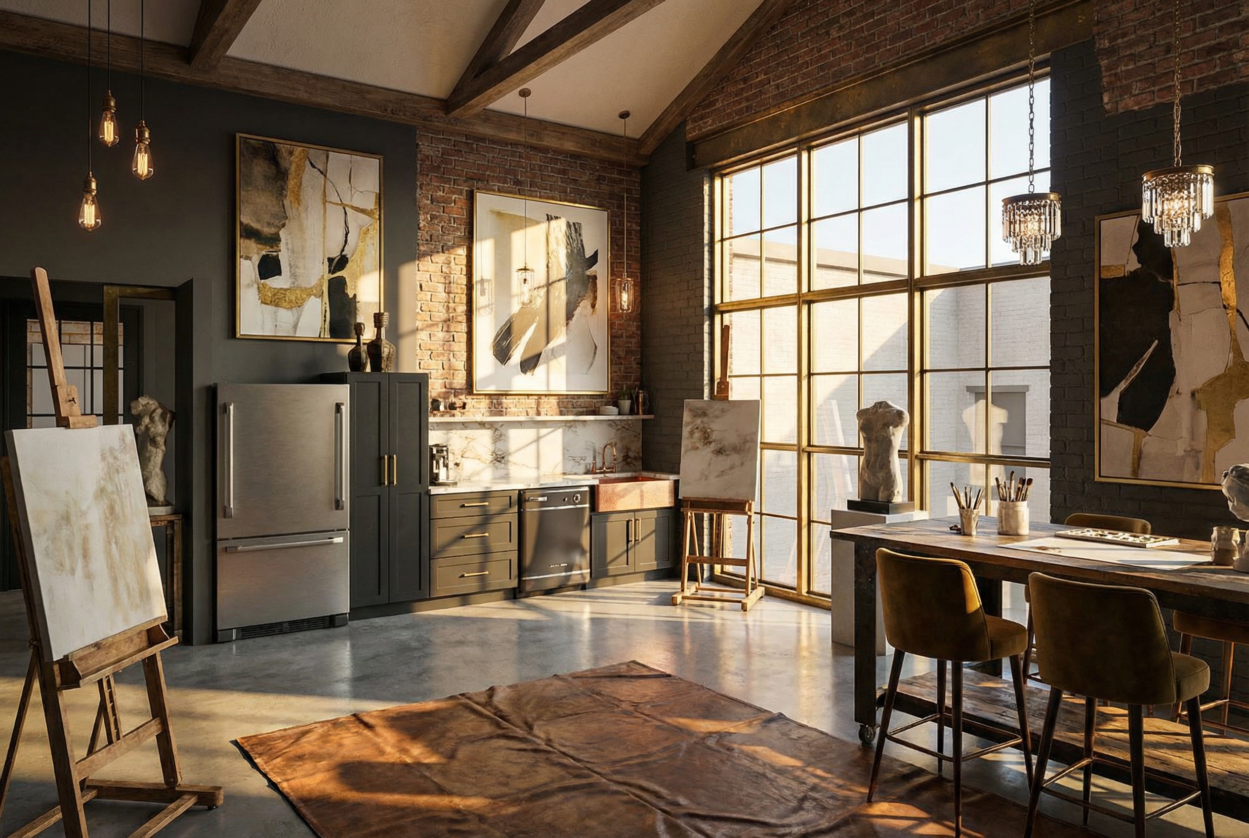 Art Studio Interior Design | ArchitectGPT